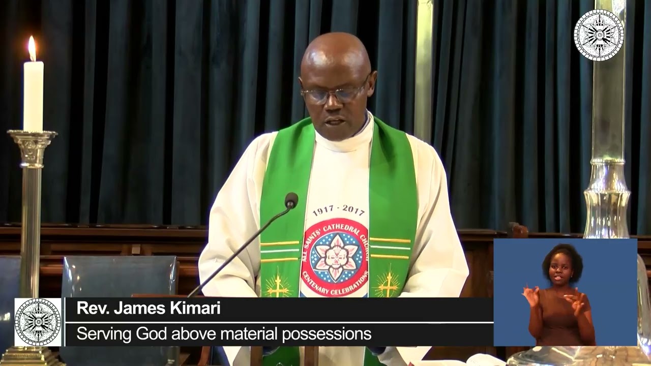SERVING GOD ABOVE MATERIAL POSSESSIONS || Rev'd James Kimari ||  28th July 2026 thumbnail