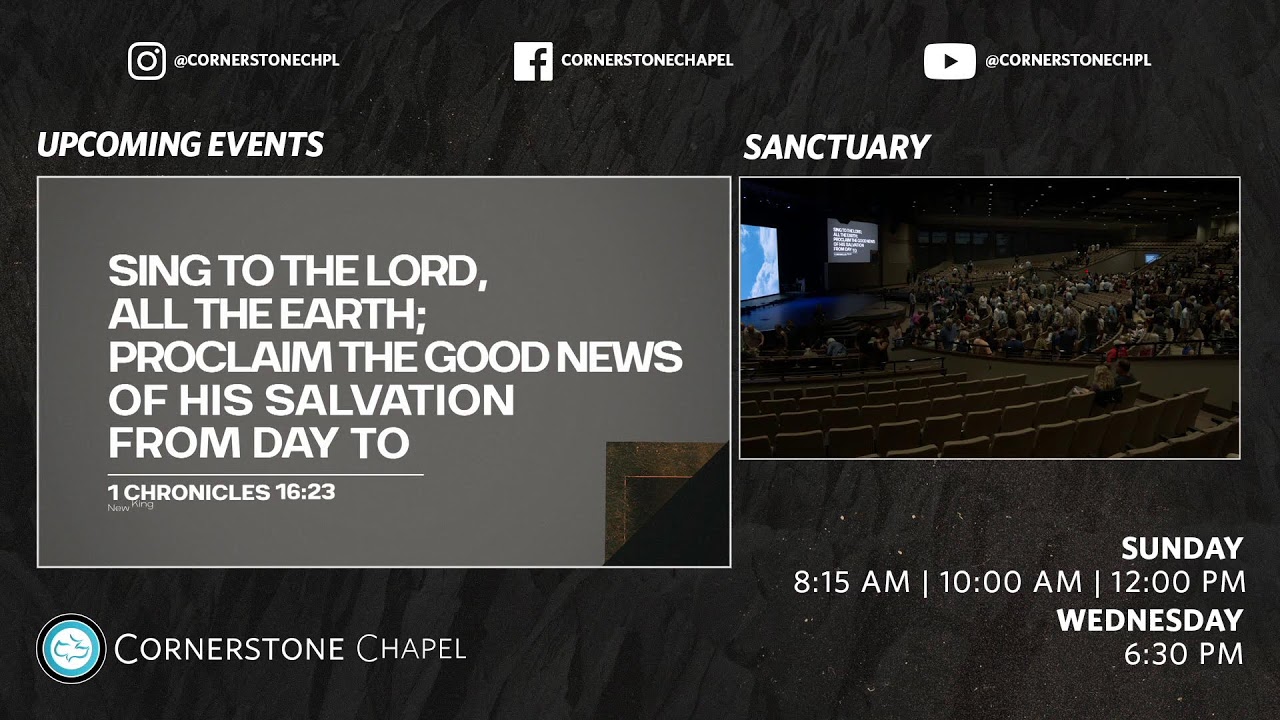Cornerstone Chapel Leesburg, VA  |  6:30 PM Service thumbnail